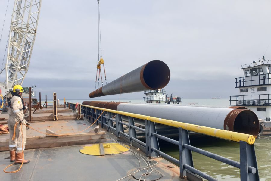 Extension of the unloading dock for ships liquefied gas tankers at Bonny Island – Nigeria